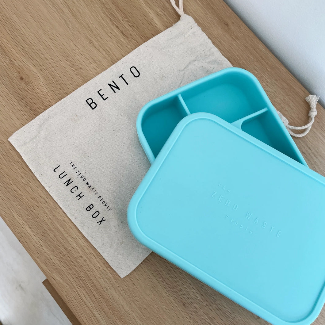 The Zero Waste People Silicone Bento Lunchbox - Assorted Colours