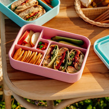 Load image into Gallery viewer, The Zero Waste People 5 Comparment Silicone Bento Lunchbox - Assorted Colours