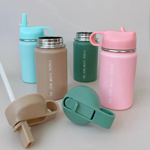 The Zero Waste People Stainless Steel Drink Bottle - 4 Colours Available