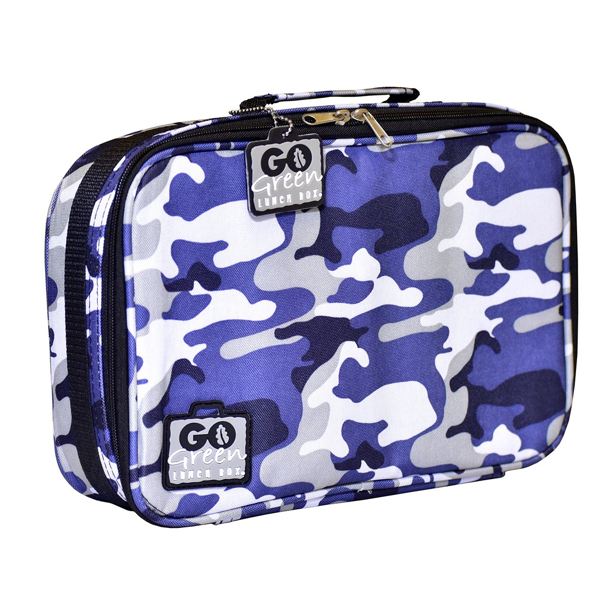 Go Green Original Lunch Box Set   Blue Camo – Trendy Lil Treats