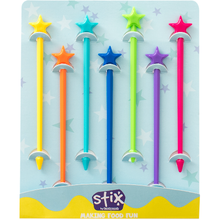 Load image into Gallery viewer, Lunch Punch Stix Long Food Picks - Full Rainbow 7 Pack