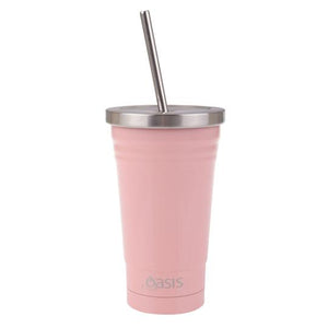 Oasis 500ml Stainless Steel Insulated Smoothie Tumbler - Choice of 6 Colours
